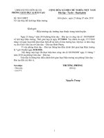 Thông báo thay đổi lịch họp Hiệu trưởng