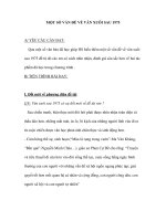 MỘT SỐ VẤN ĐỀ VỀ VĂN XUÔI SAU 1975 pptx