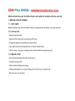 SẢN PHỤ KHOA - NHIỄM KHUẨN HẬU SẢN ppsx