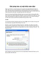 Giải pháp bảo vệ mật khẩu toàn diện pptx