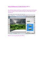 Hướng Dẫn Photoshop: Lâu Đài Trên Mây (phần 2) pps