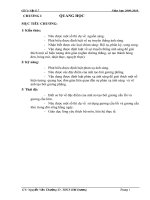 Giáo án VẬT LÍ 7 Cả năm