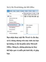 Xử lý file Word không cần MS Office ppt