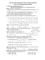 Đề thi GVG Huyện