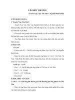 LẼ GHÉT THƯƠNG (Trích truyện “Lục Vân Tiên” - Nguyễn Đình Chiểu)