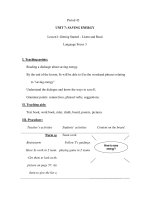 Period 42 - UNIT 7: SAVING ENERGY - Lesson1 doc
