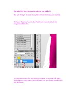 Tạo một hiệu ứng vệt sơn trên ảnh của bạn (phần 3) pps