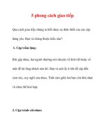 5 phong cách giao tiếp pptx