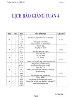 Giáo án 4 tuần 4