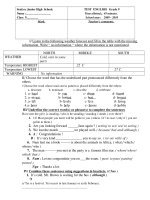 Đề kiểm tra tiếng anh lớp 9 pdf