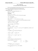 MỘT vài BIẾN đổi và ứng dụng đơn giải trong số học