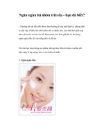 Ngăn ngừa bã nhờn trên da - bạn đã biết pot