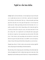 Nghề tư vấn bảo hiểm pptx