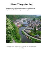 Dinan: Vẻ đẹp tiềm tàng ppt