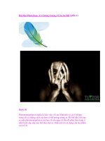 Bài Học Photoshop: Trí Tưởng Tượng Về Sự Sợ Hãi (phần 1) potx
