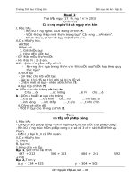 Bài soạn ôn hè lớp 3 mới