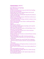 Các lỗi Window thường gặp ( phần 8 ) ppsx