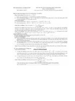 ĐỀ THI MÔN TOÁN KHỐI B