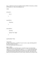 Đề thi cơ sở dữ liệu và giải thuật docx