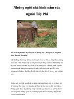 Những ngôi nhà hình nấm của người Tây Phi doc