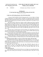 Kế hoạch thực hiện công tác CMC-PCGD 6 tháng cuối năm