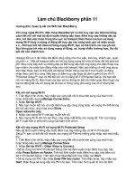 Làm chủ Blackberry phần 11 docx