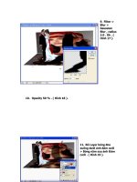 Thủ thuật Photoshop:Hiệu ứng bóng đổ (phần 4) pot