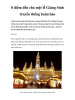 8 điểm đến cho một lễ Giáng Sinh truyền thống hoàn hảo pot