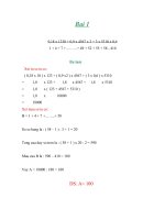 bai toan ve so hoc cuc hay