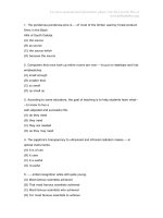 Bài tập luyện thi Toefl (17) potx