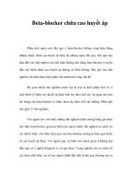 Beta-blocker chữa cao huyết áp doc
