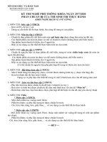 CHUẨN BỊ THI NGHỀ PHỔ THÔNG KHỐI 8 - 9.