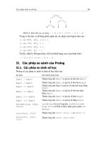 Lập Trình Logic Trong ProLog - PGS.TS. PHAN HUY KHÁNH phần 5 pps