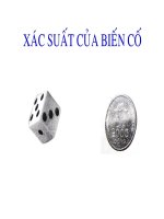 xác suất của biến cố