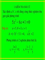 T58ĐS- Luyện Tập (Sau công thức nghiệm thu gọn)