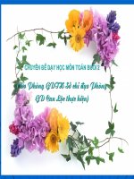 Chuyên đề dạy học toán buổi 2