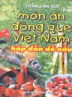 [Ẩm Thực] Món Ăn Đồng Quê Việt Nam - Trần Văn Quí phần 1 pps