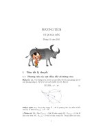 lý thuyết và bài tập chuyên đề phương tích