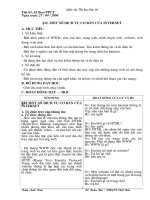 Tiết 61,62 - Bài 22 Một số dịch vụ cơ bản của Internet
