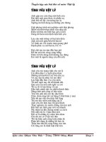 Tong hop cac bai tho ve vat ly