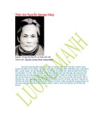 Nhà văn Nguyễn Quang Sáng