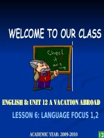 Unit 12 Language focus 1,2