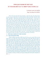 báo cáo tổng quan kinh tế việt nam từ năm 2012 đến nay và triển vọng tương lai