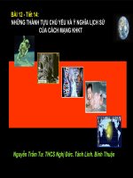 Bài 12: Những thành tựu khoa học kỹ thuật từ 1945 đếnnay