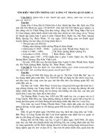 GỢI Ý BÀI THI 65 NĂM LLVT QK IV