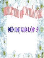 Toán: Chia một số thập phân cho một số tự nhiên