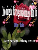 ToanMột phần ba L2 - Ngọc Ánh