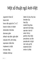 Thuật ngữ C++ - Ngành CNTT - Part 01