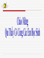 Tiết 26 -Bài 14 Bón phân thúc