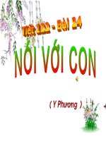 Nói với con (Y Phương)